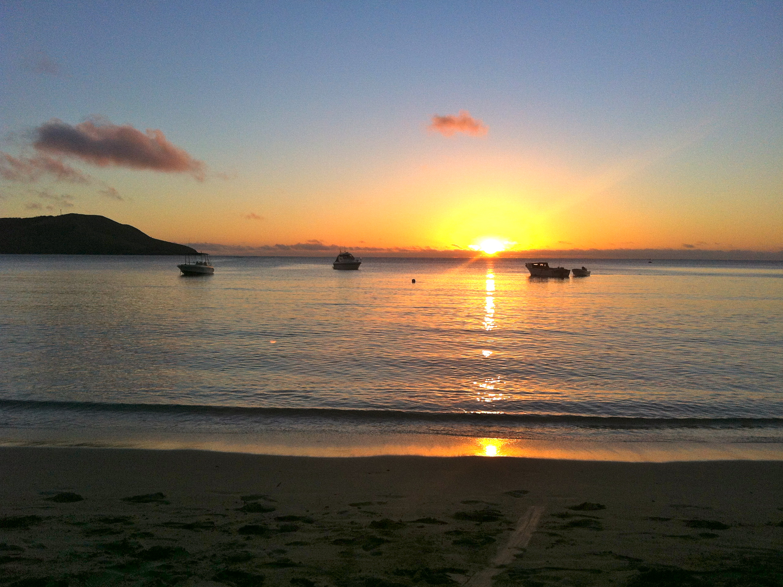 Blue Lagoon Sunset